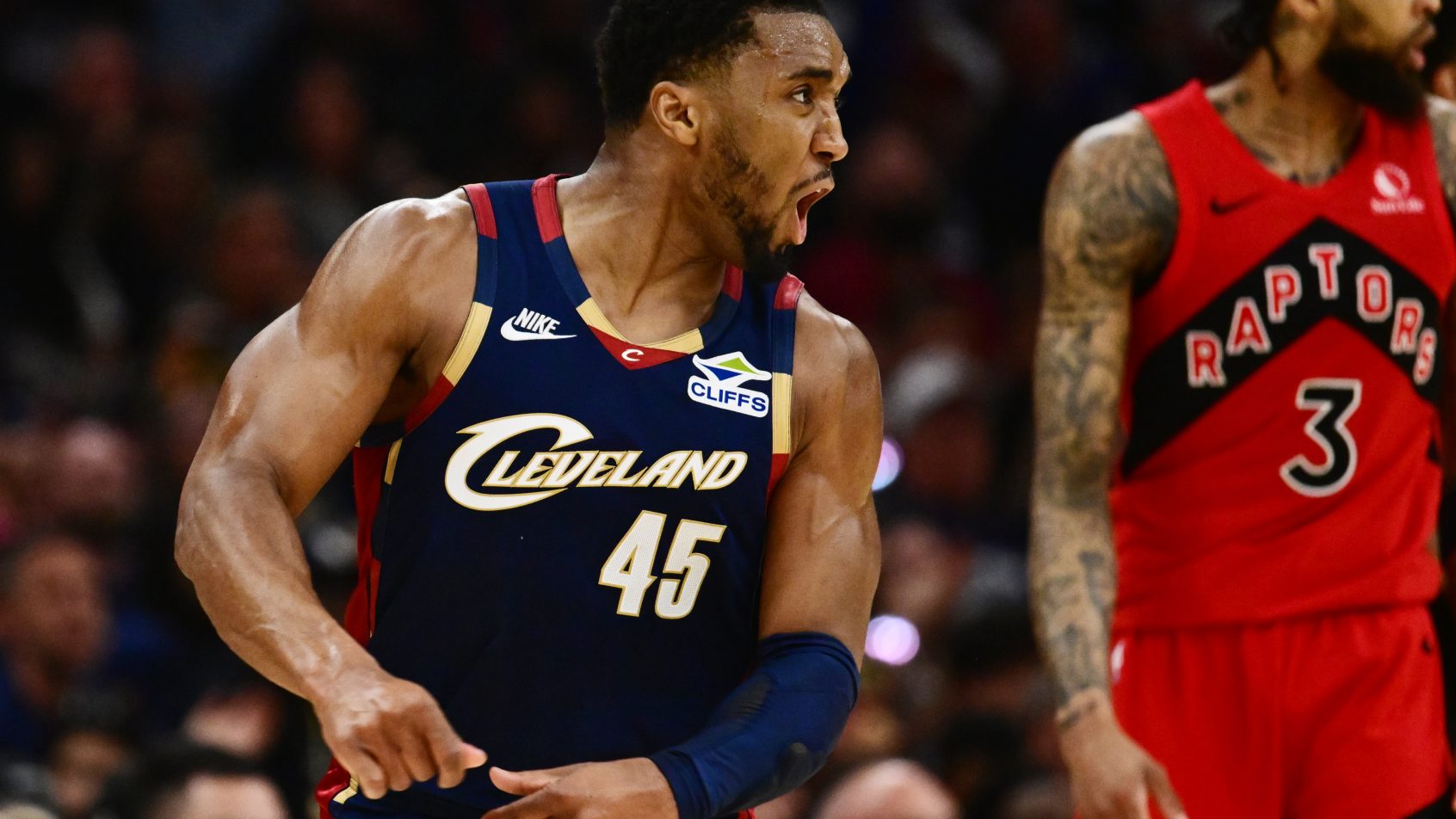 Donovan Mitchell and the Cavs will try to go up 2-0 vs. the Raptors.