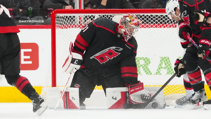 Frederik Andersen shuts the door on the Senators in Game 1.