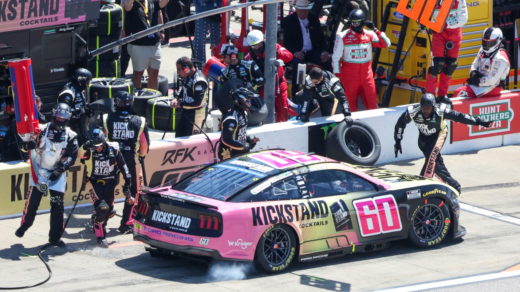 Ryan Preece on track at Kansas (2026).