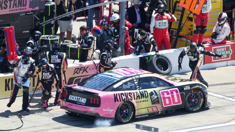 Ryan Preece on track at Kansas (2026).