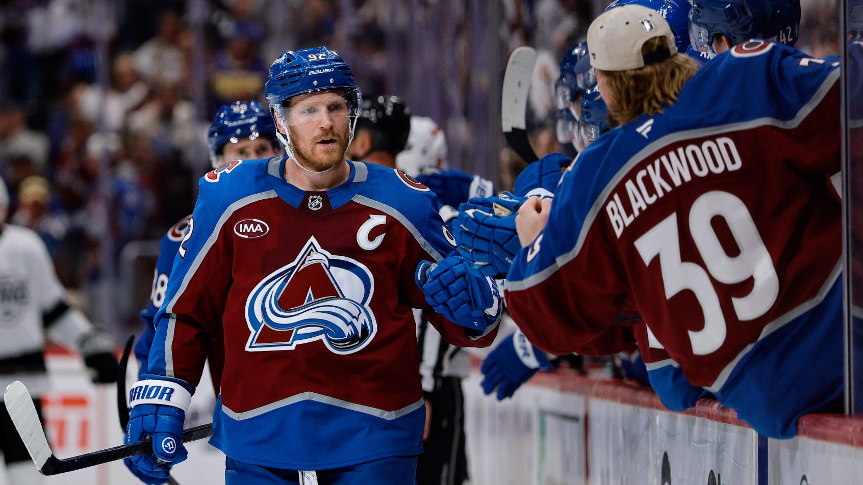 Gabriel Landeskog goal celebration