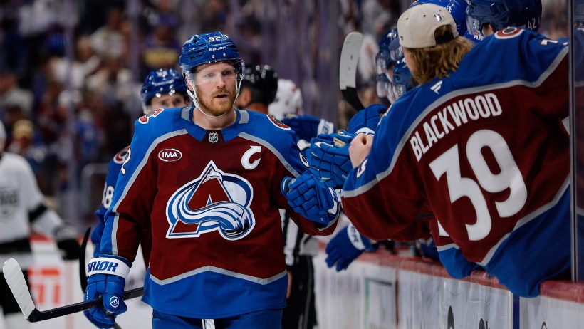 Gabriel Landeskog goal celebration