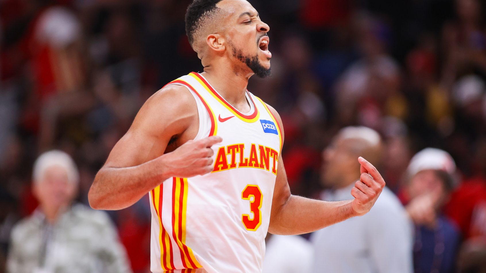 CJ McCollum pumped reaction