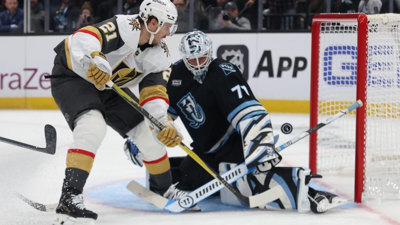 Karel Vejmelka stops Brett Howden