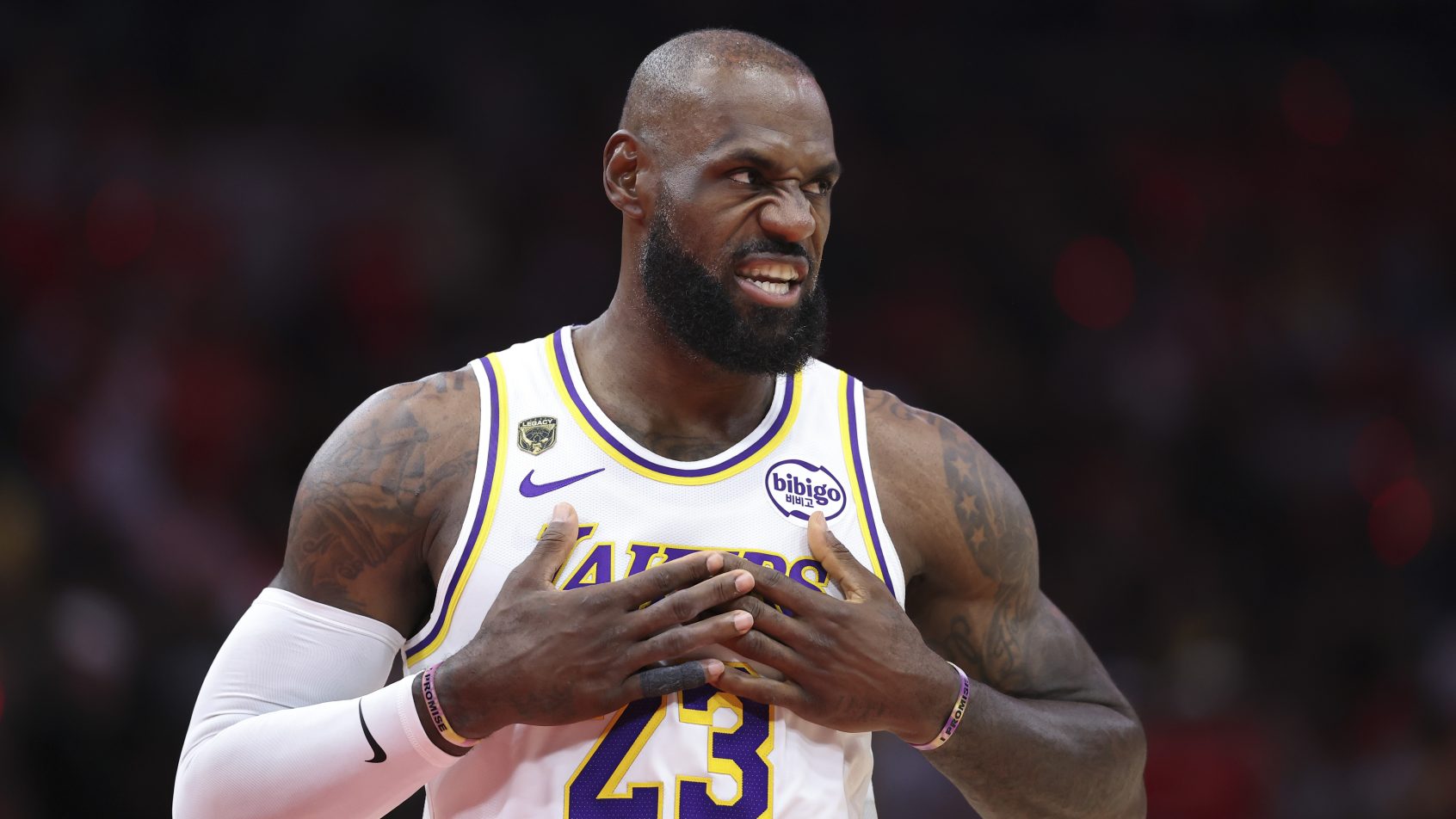 LeBron James and the Lakers try to close out Houston tonight.