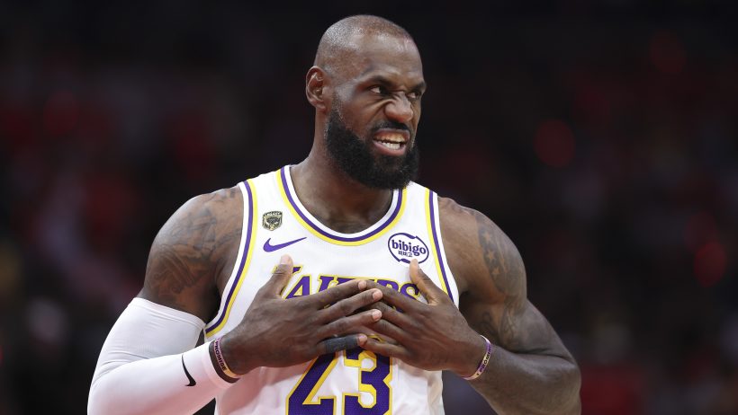 LeBron James and the Lakers try to close out Houston tonight.