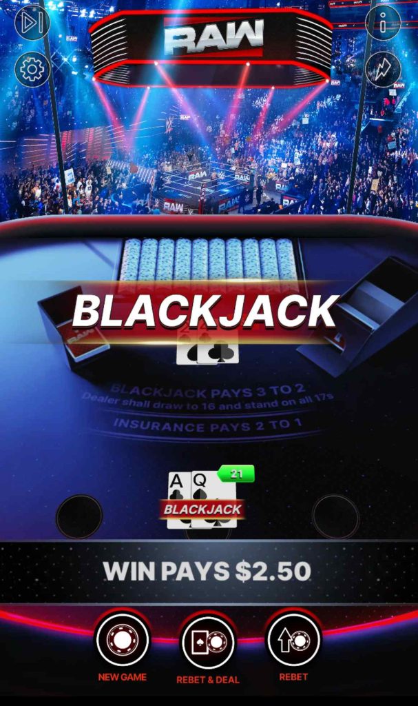 WWE Multi-Hand Blackjack