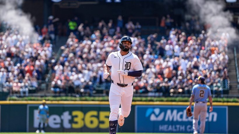 bet365 Michigan. Detroit Tigers, Comerica Park billboard.