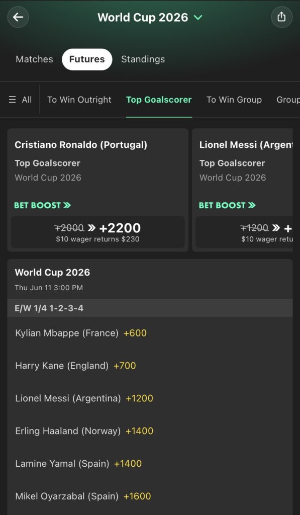 bet365 sportsbook. World Cup betting app.