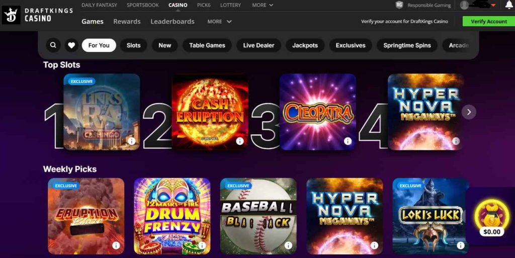 DraftKings Casino Canada