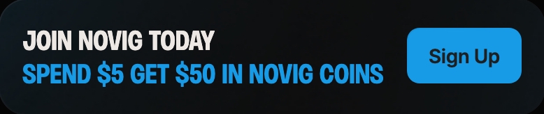 novig promo code SBD50 spend 5 get 50 novig coins