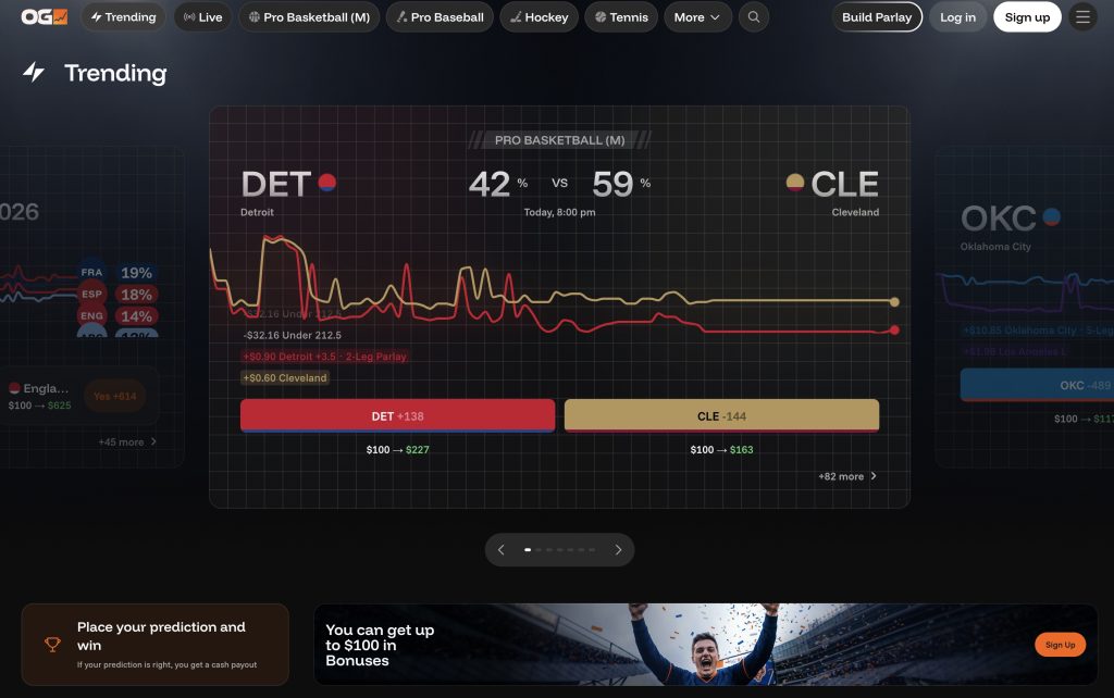 og prediction market app