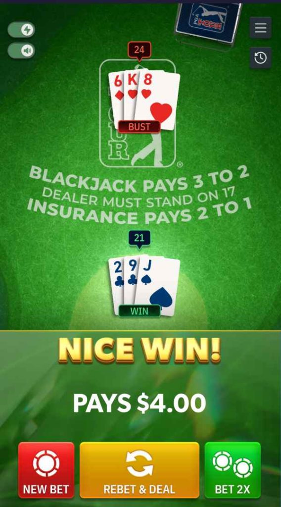PGA Tour Blackjack