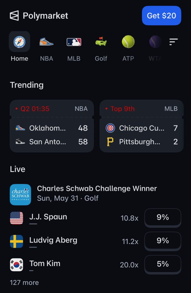 polymarket prediction market app
