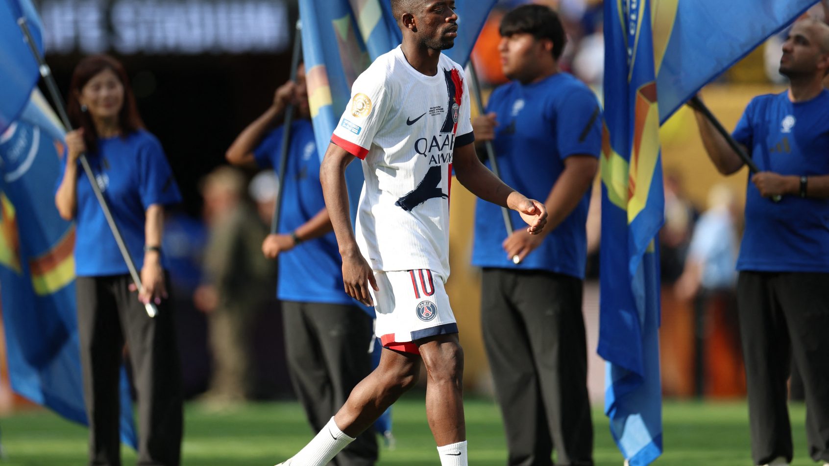 Paris Saint-Germain forward Ousmane Dembele