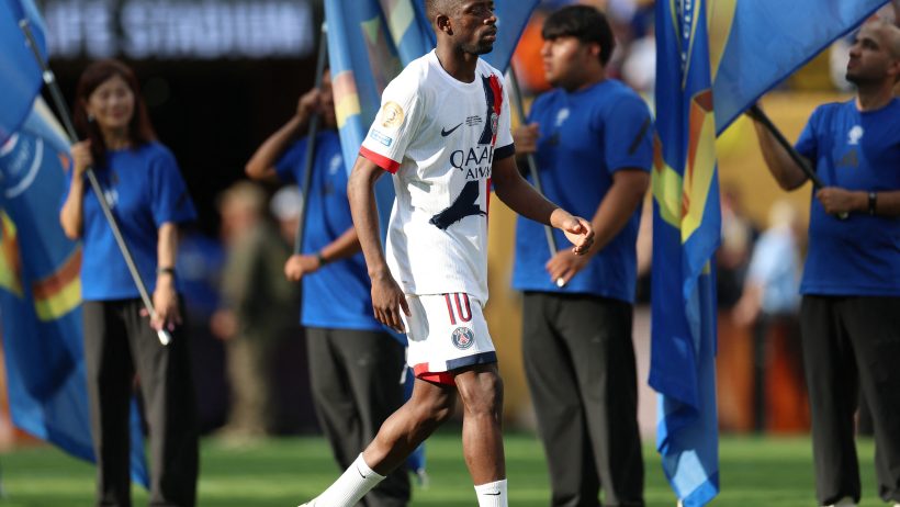 Paris Saint-Germain forward Ousmane Dembele