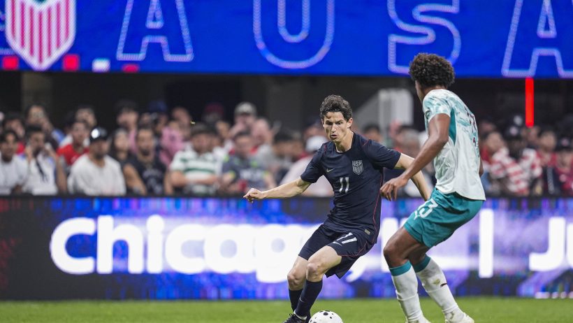 United States forward Brenden Aaronson