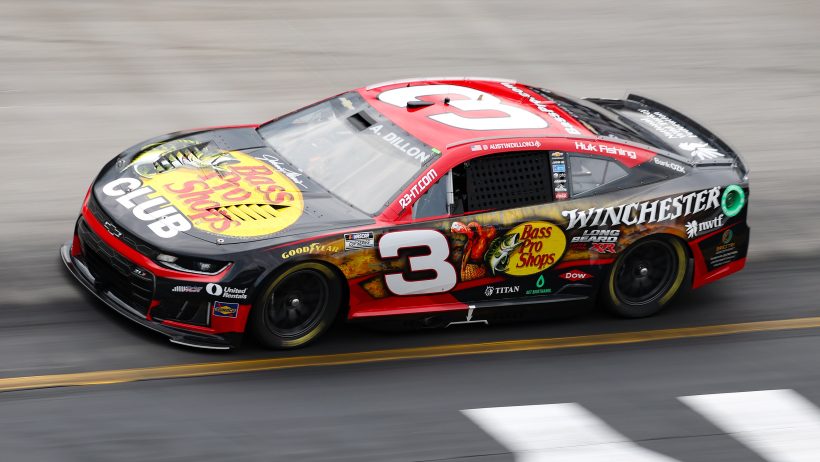 Austin Dillon on-track at Bristol Motor Speedway (2026).