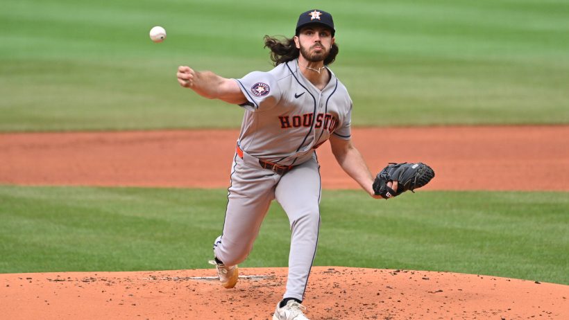 Spencer Arrighetti throws a pitch in a game versus the Red Sox.