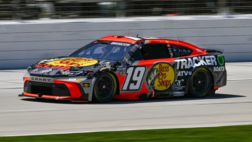 Chase Briscoe on-track at Texas Motor Speedway (2026).