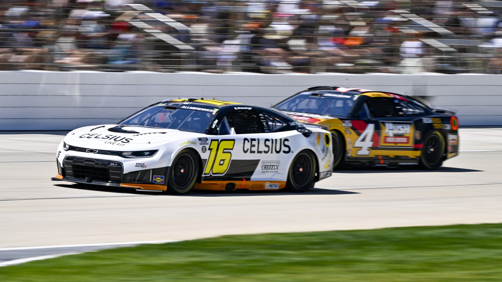 AJ Allmendinger is on track at Texas Motor Speedway.