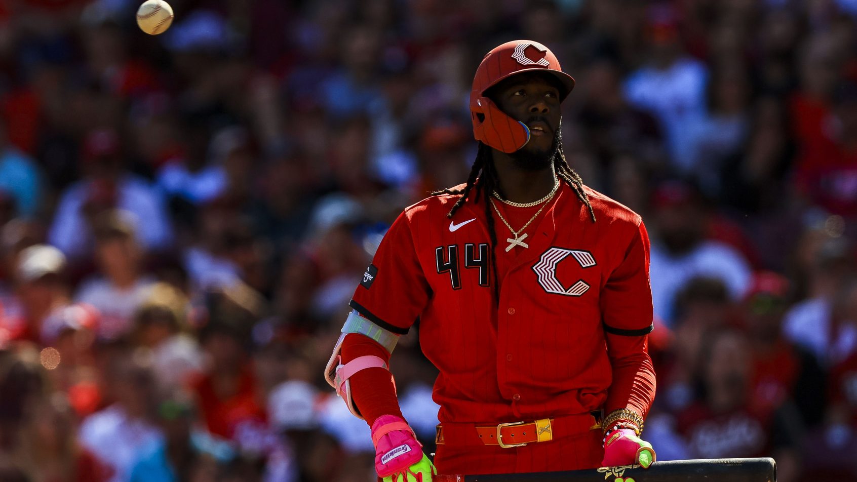 Elly De La Cruz with the Cincinnati Reds.