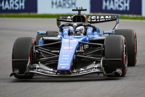 Alexander albon on-track for qualifying during the Canadian Grand Prix (2026).