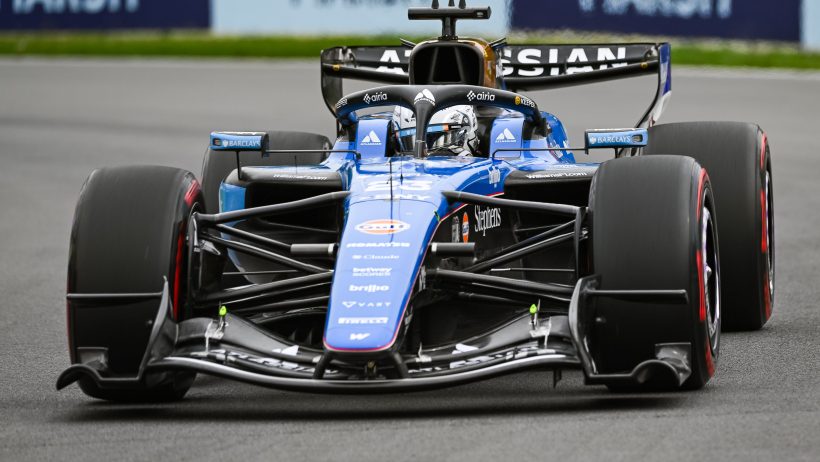Alexander albon on-track for qualifying during the Canadian Grand Prix (2026).