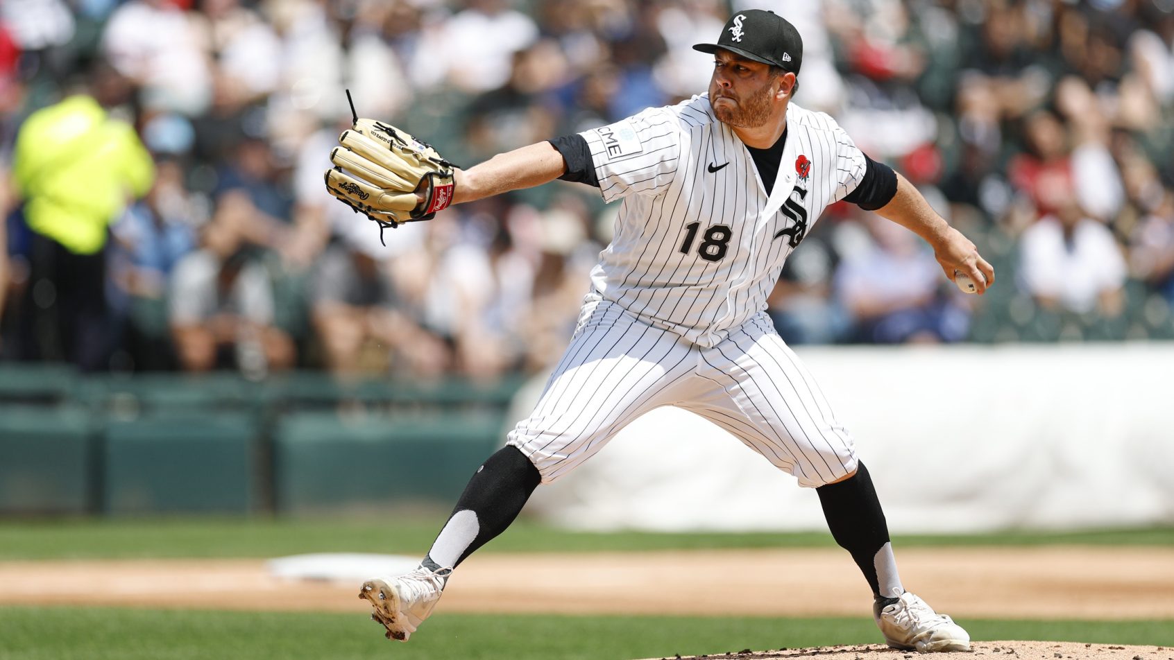 Anthony Kay throws pitch