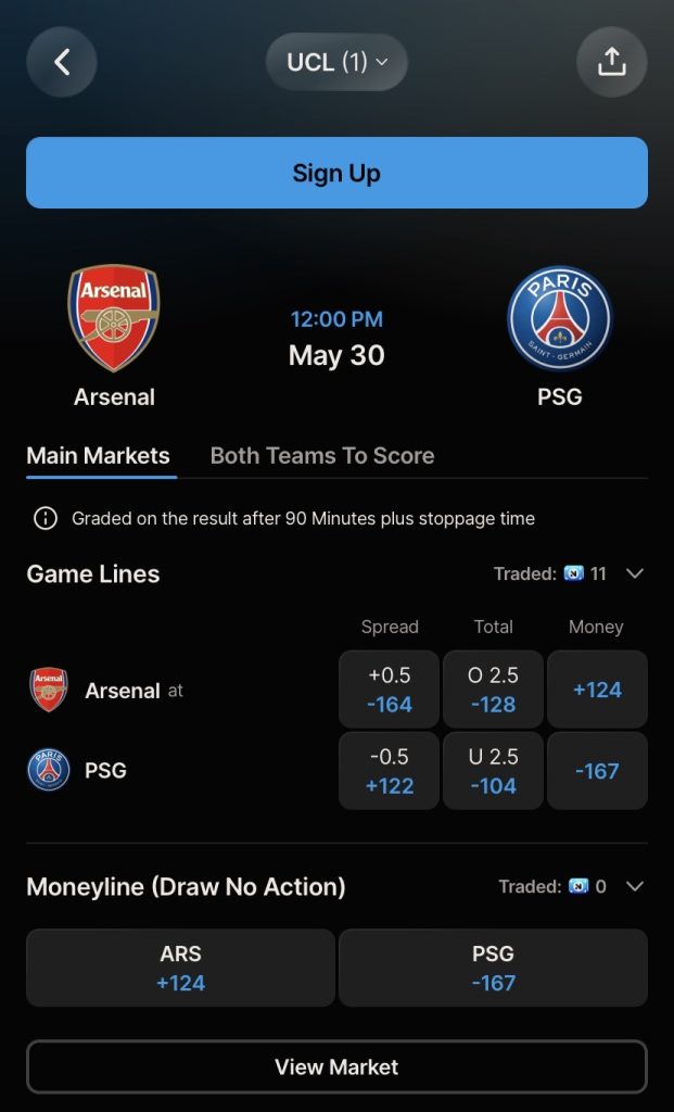 Best World Cup betting sites and apps. Novig Champions League odds.
