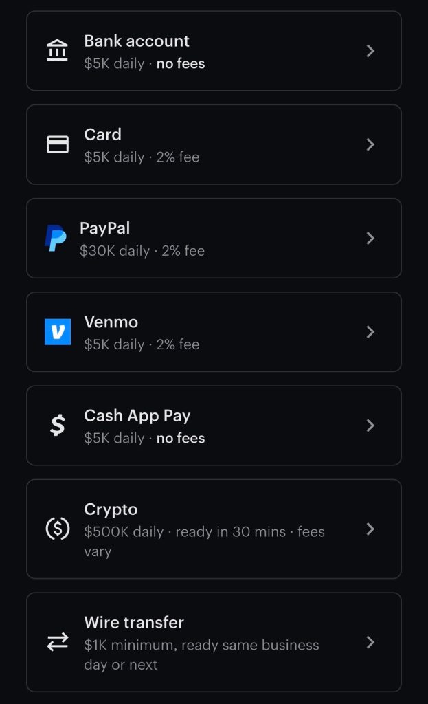 kalshi deposit methods kalshi payment methods
