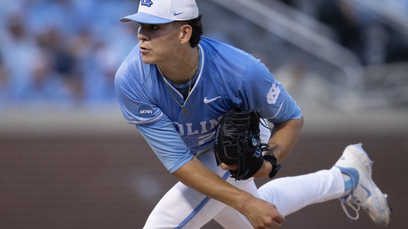 Jason DeCaro throws pitch