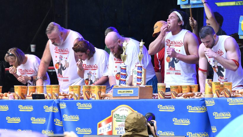 odds nathan's hot dog eating contest joey chestnut