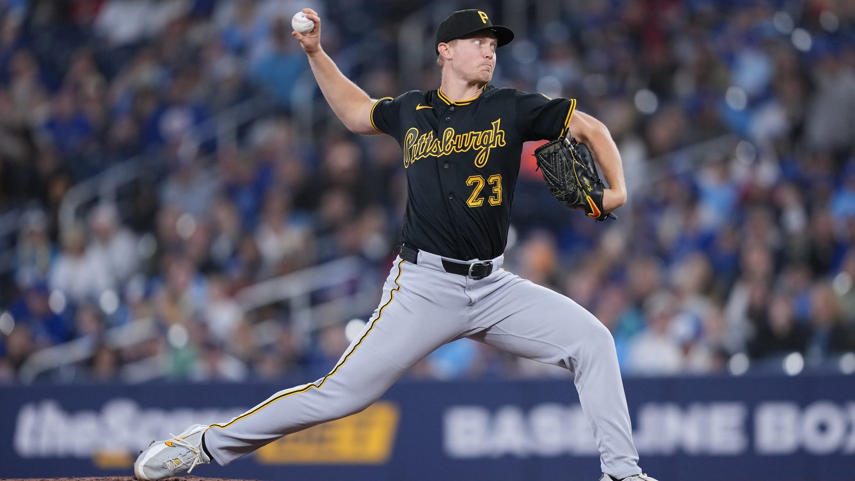 Mitch Keller pitching for the Pittsburgh Pirates.
