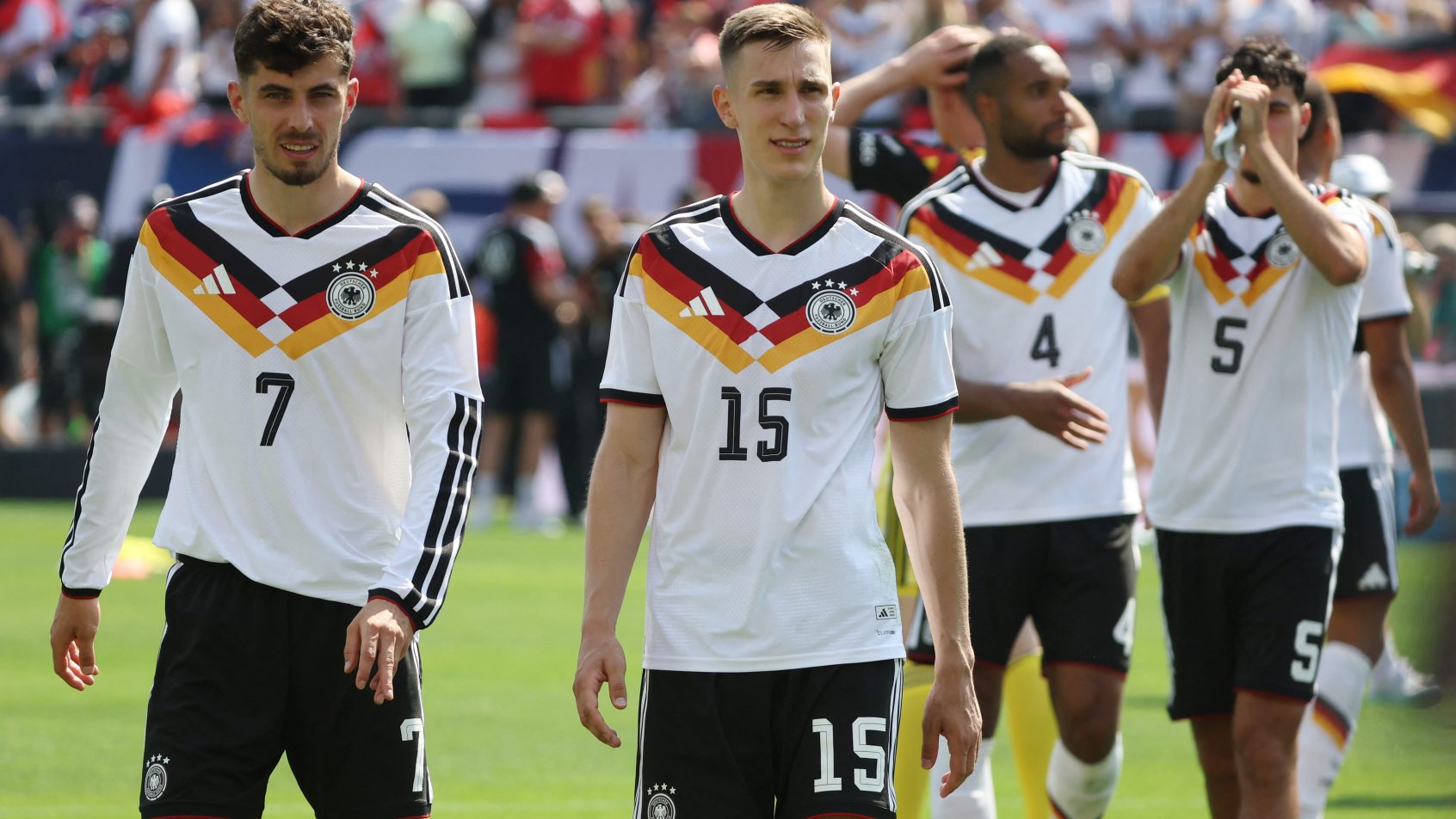 Players of the Germany national soccer team.