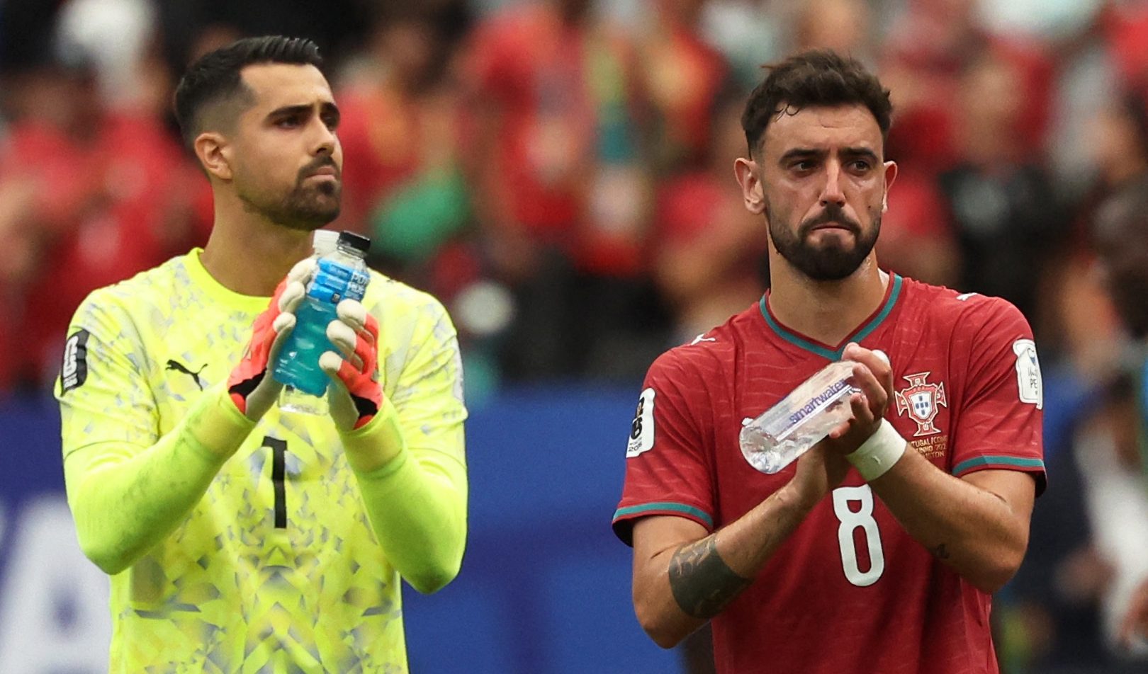 Bruno Fernandes with the Portugal team in the 2026 FIFA World Cup.