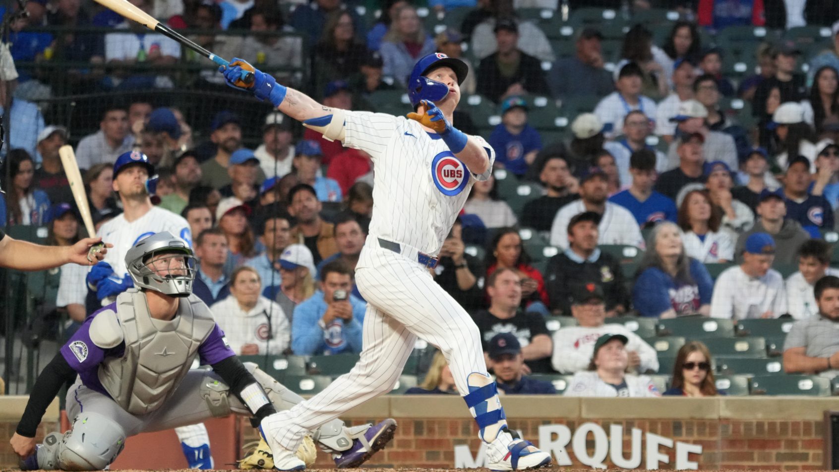 Pete Crow-Armstrong smacks a home run vs the Rockies.