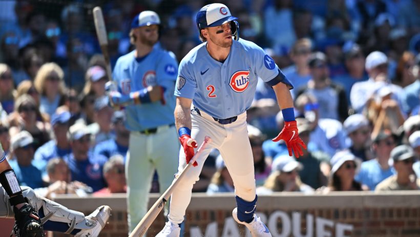 Nico Hoerner playing for the Chicago Cubs in the 2026 MLB season.