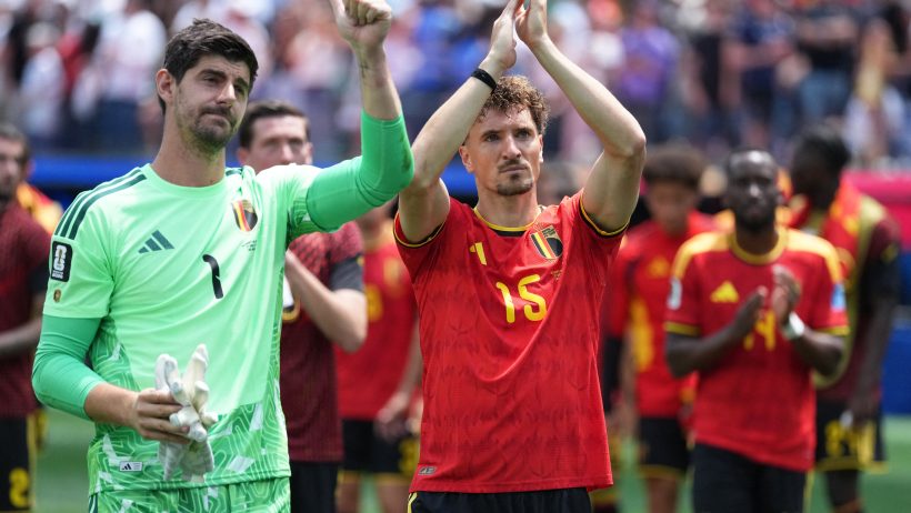 Belgium applauds its fans after a FIFA World Cup match.