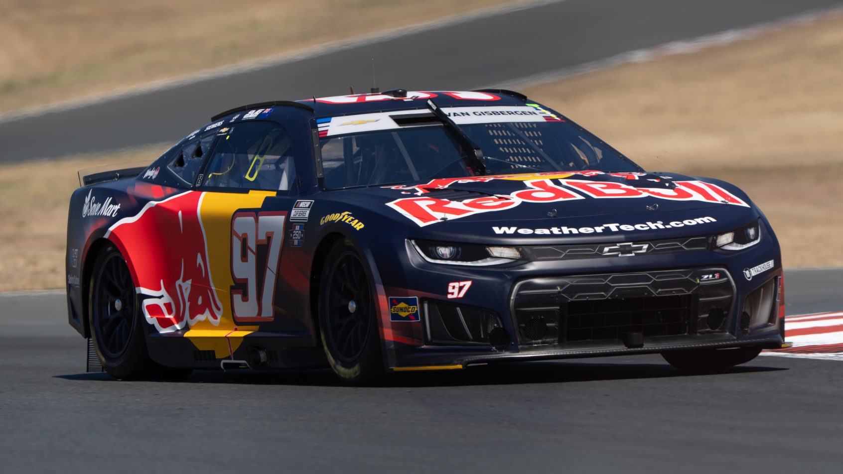 Shane Van Gisbergen on track at Sonoma (2026).