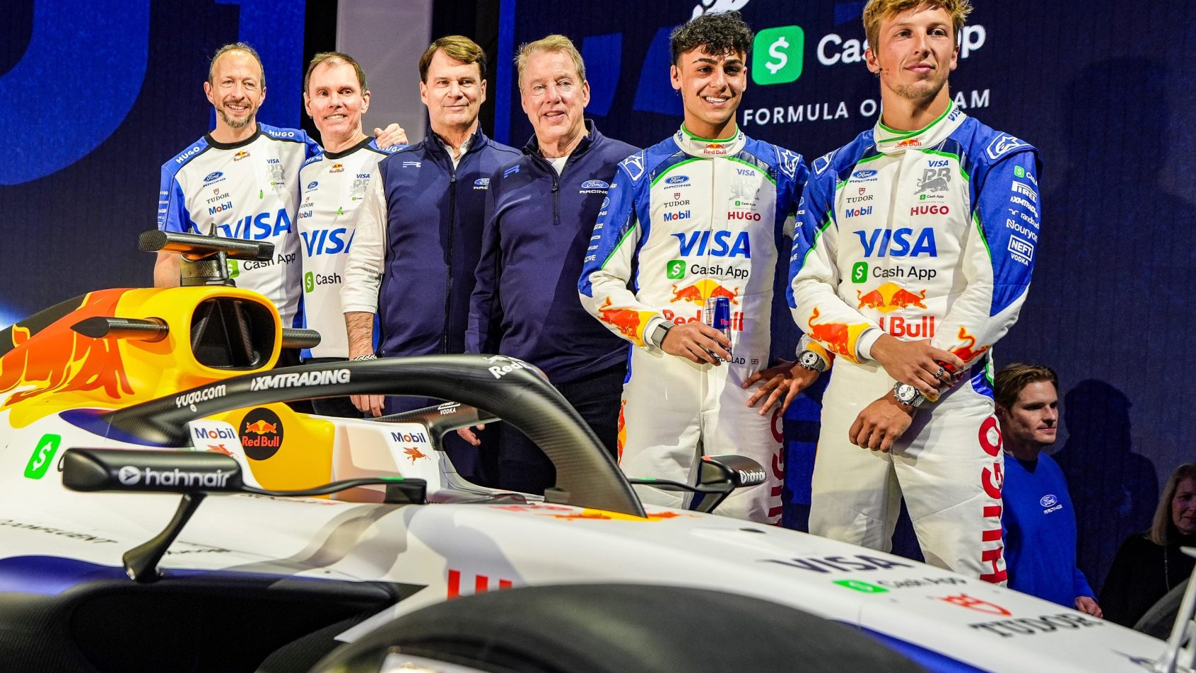 Liam Lawson and Racing Bulls team unveil 2026 livery.