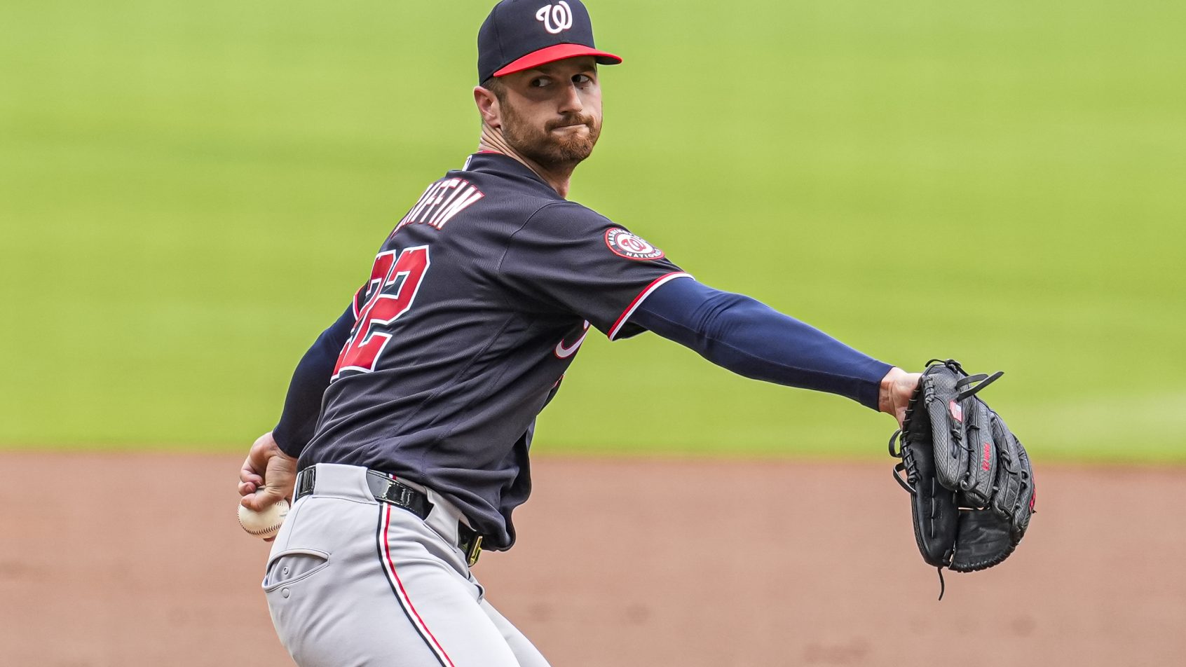 Foster Griffin throwing pitch