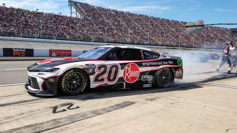 Christopher Bell on track at Michigan (2026).