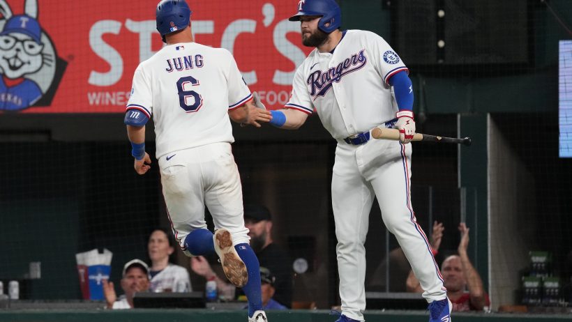 Josh Jung home run trot