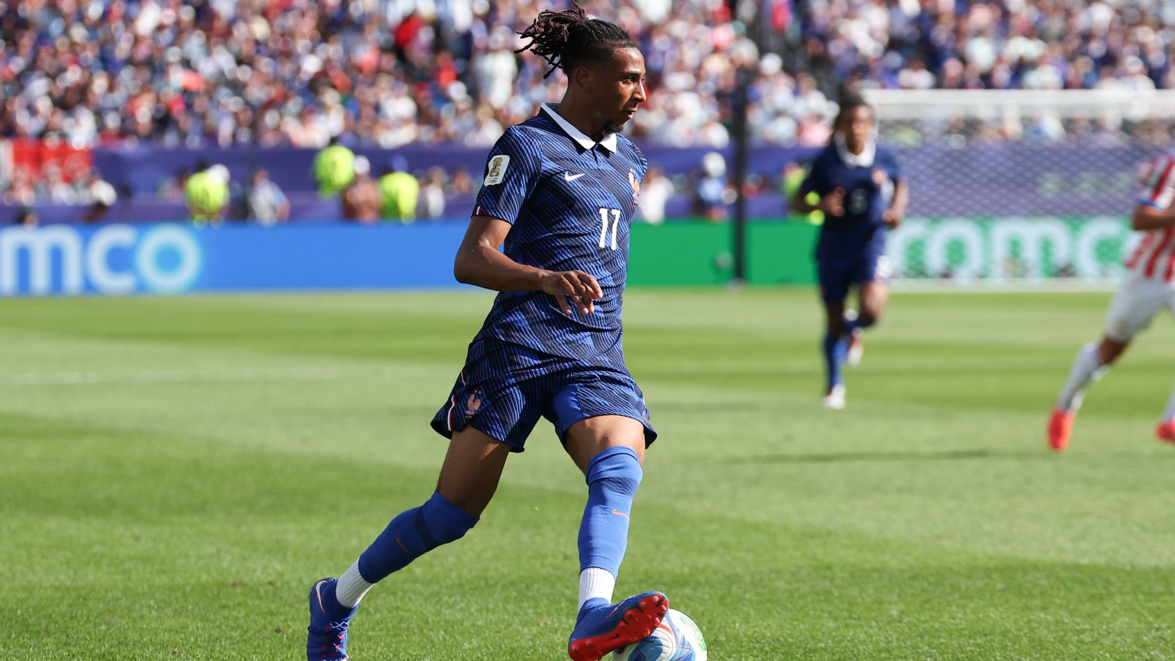 France forward Michael Olise with the ball