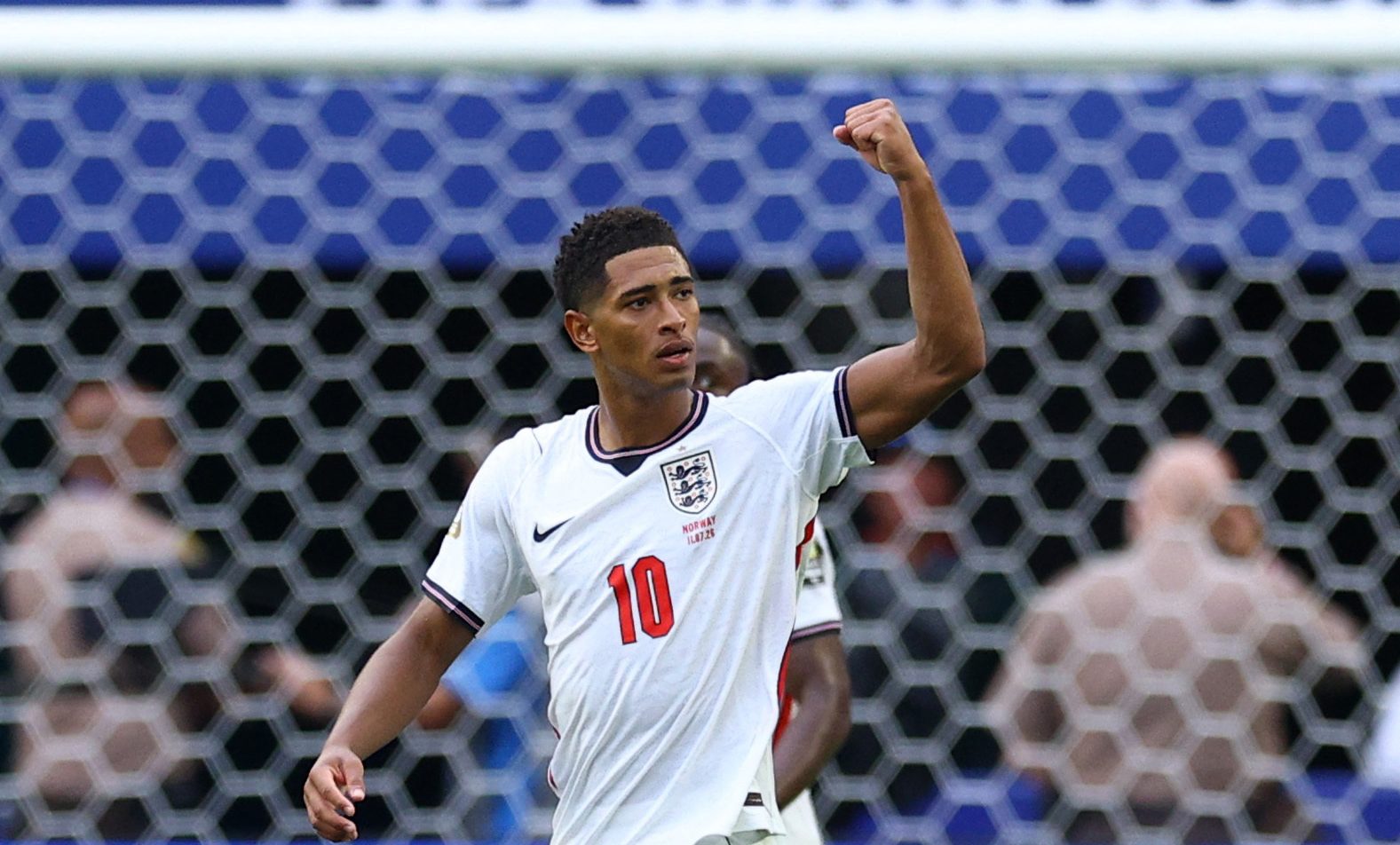 England's Jude Bellingham celebrating a goal