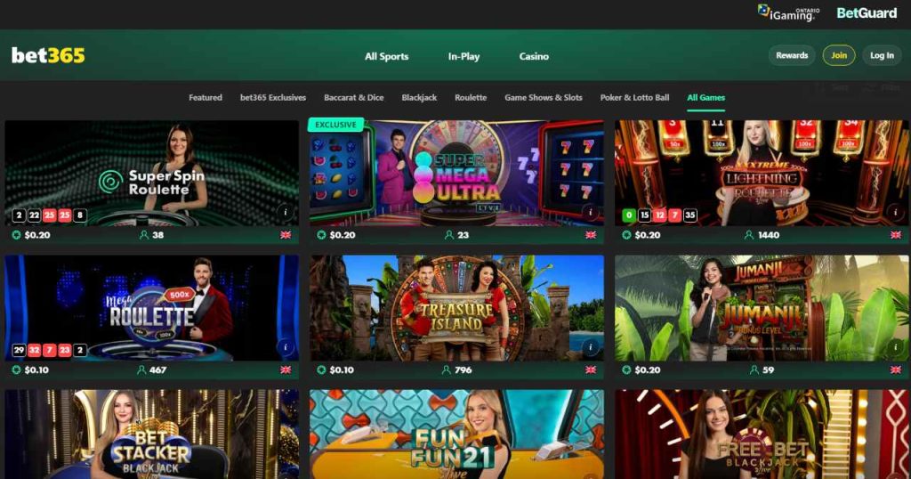 bet365 Casino Ontario