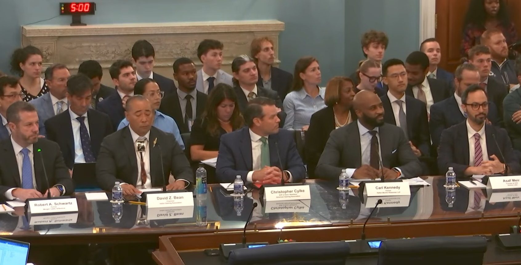House committee hearing on prediction contracts.