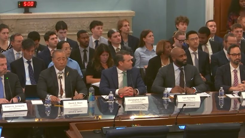 House committee hearing on prediction contracts.