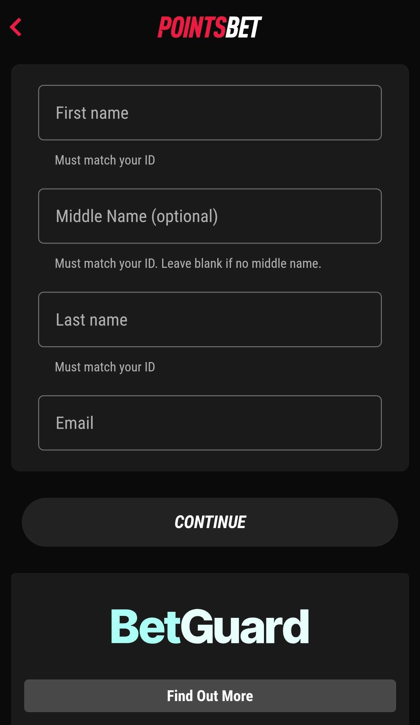 pointsbet alberta app signup